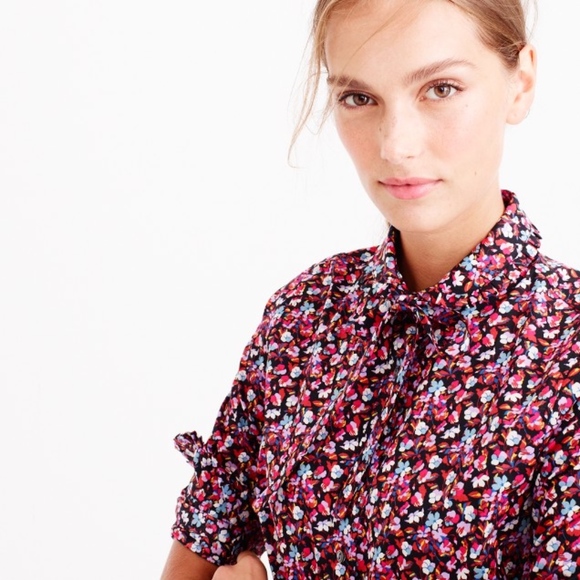 J. Crew Tops - NWOT J. Crew Liberty of London Tuxedo Button Down
